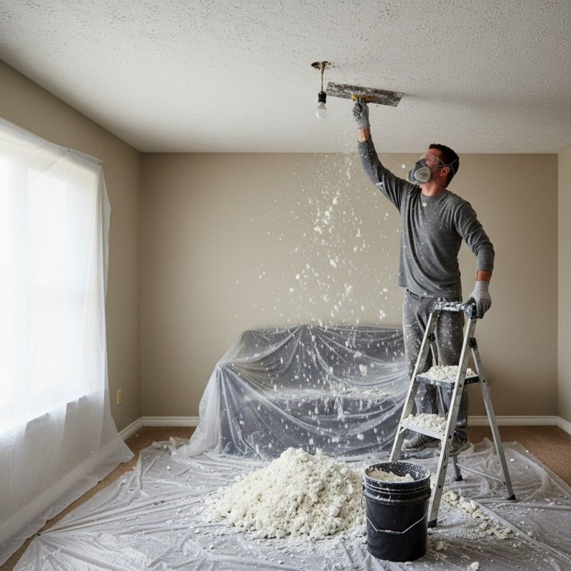 Popcorn Ceiling Repair detail