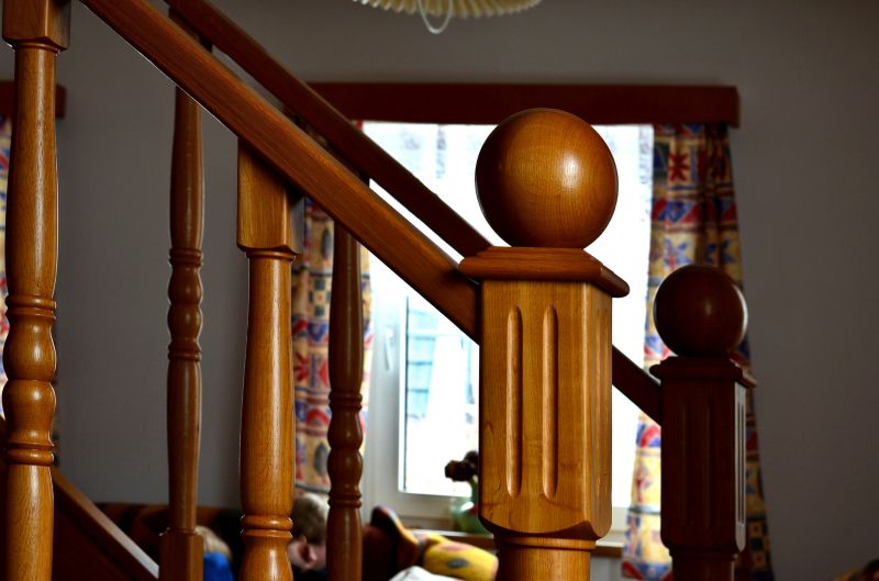 Railing Staining detail